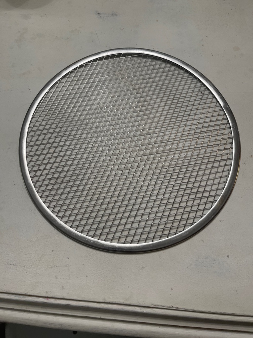 Cooking screen Round Metal Mesh Cooling Rack - Silver